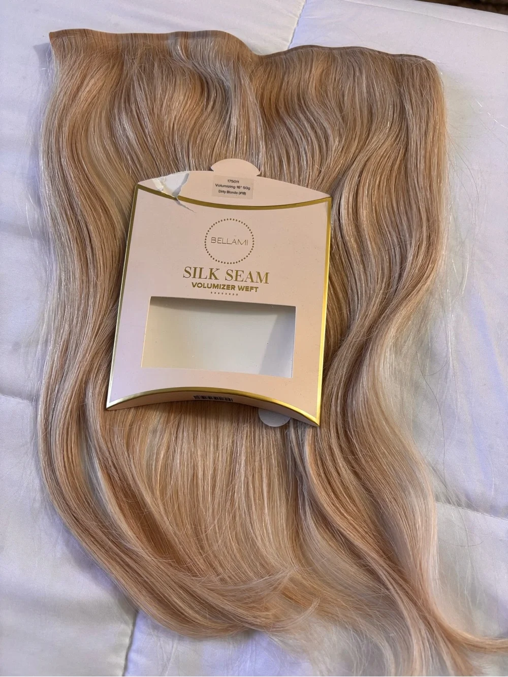BELLAMI Blonde Silk Seam Volumizer Weft - Picture 1 of 5